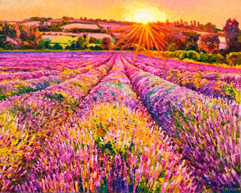 80 X 100 LA LAVANDA RACCONTA SEMPRE DI UNO SPLENDIDO PROFUMO1