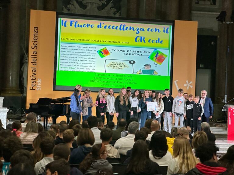 IC Plinio il Vecchio - premiazione Fedechimica